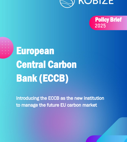 New policy brief: The European Central Carbon Bank (ECCB) – a governance solution for the future EU ETS